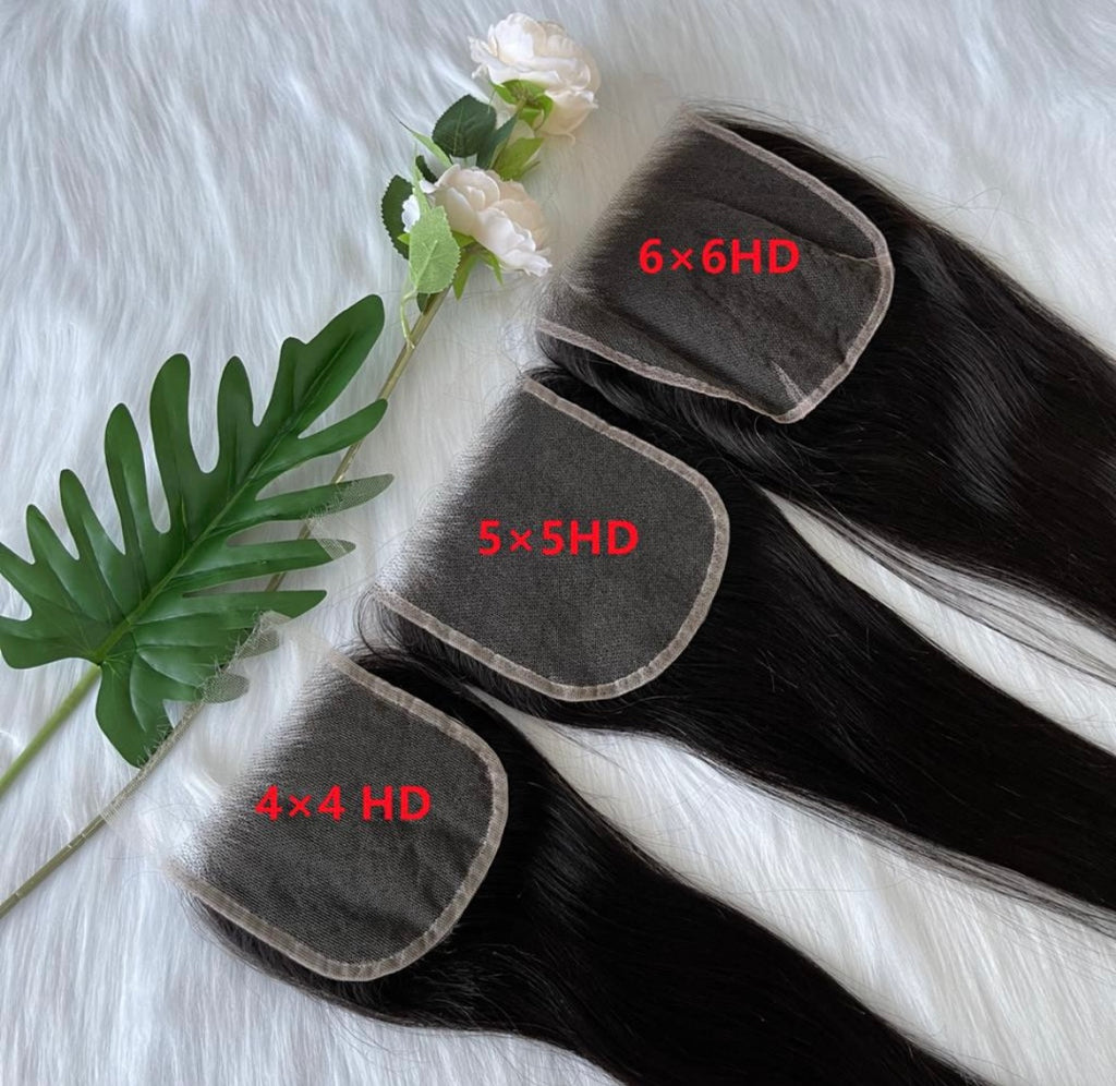 Straight HD 6x6 Lace Closure